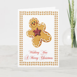 Tarjeta de felicitación del navidad del hombre de