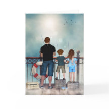 Tarjeta de felicitación del Océano de Cabeza (text