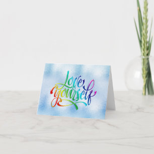 Tarjeta de felicitación del Orgullo Gay