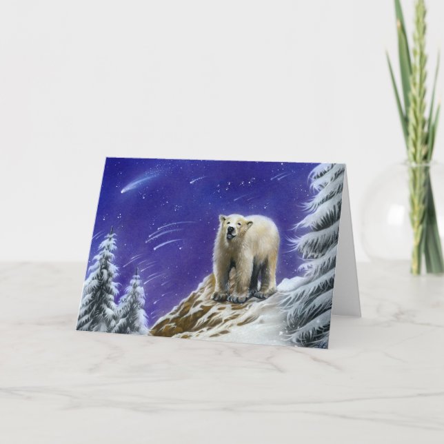 Tarjeta de felicitación del oso de Pola de la (Anverso)