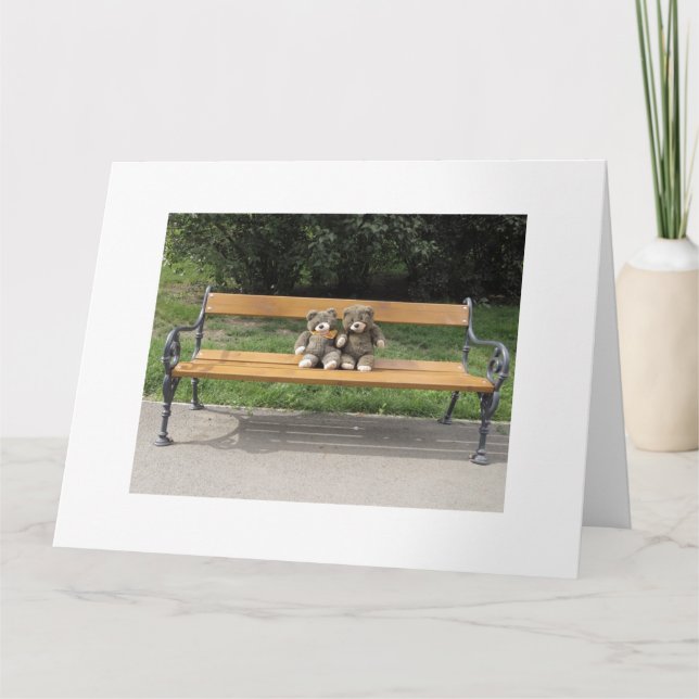 Tarjeta de felicitación del oso del bingo (Anverso)