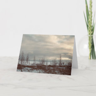 Tarjeta de felicitación del paisaje