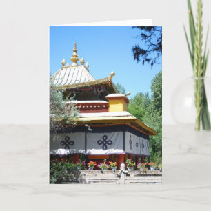 Tarjeta de felicitación del palacio de verano