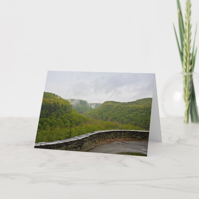 Tarjeta de felicitación del parque de estado de (Anverso)