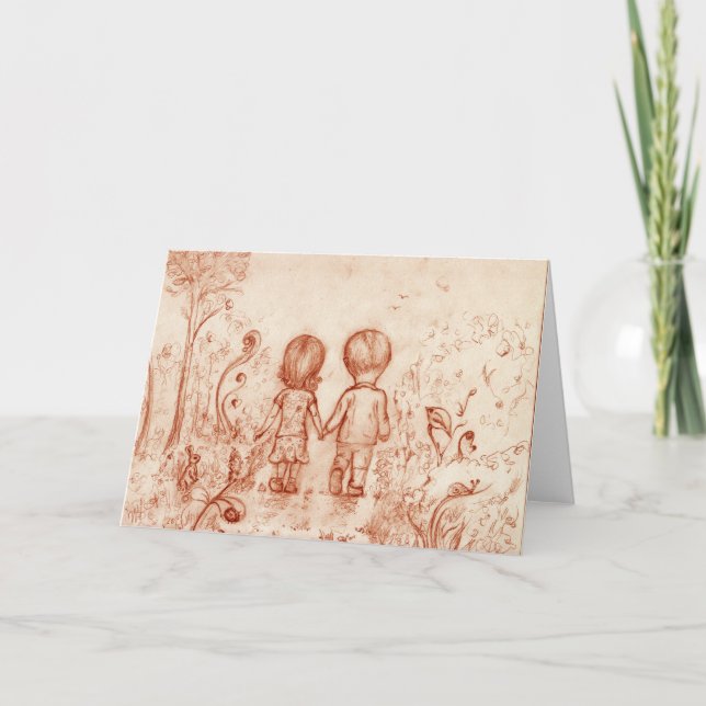 Tarjeta de felicitación del paseo (Anverso)