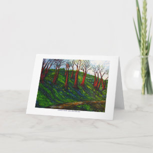 TARJETA de FELICITACIÓN del paseo del verano