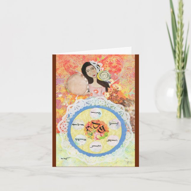 Tarjeta de felicitación del Passover (Anverso)