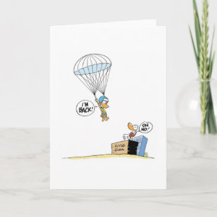 Tarjeta de felicitación del pato del tilín