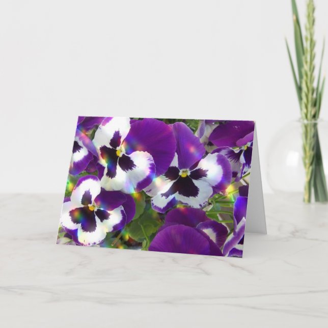 Tarjeta de felicitación del pensamiento (Anverso)