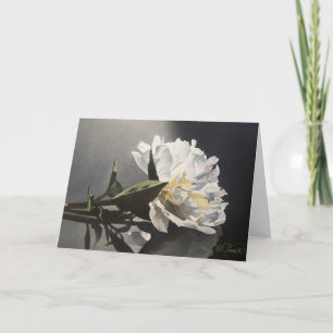 Tarjeta de felicitación del Peony del proyector