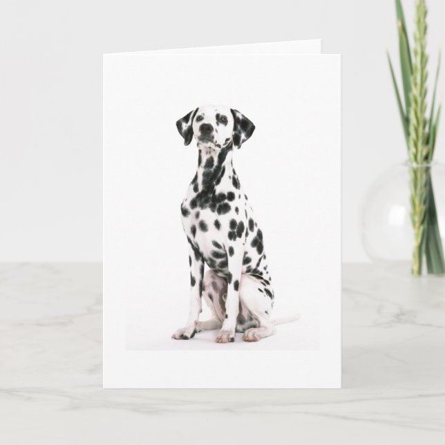 Tarjeta de felicitación del perro del fuego (Anverso)