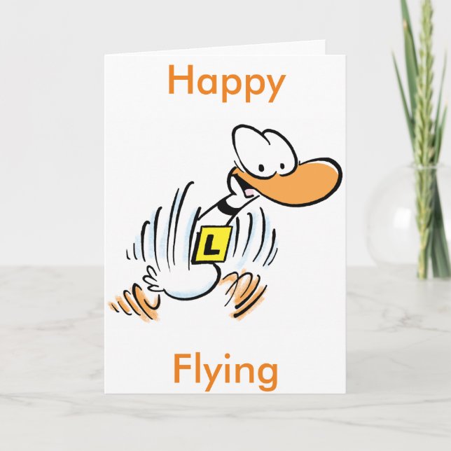 Tarjeta de felicitación del Personalizado del pato (Anverso)