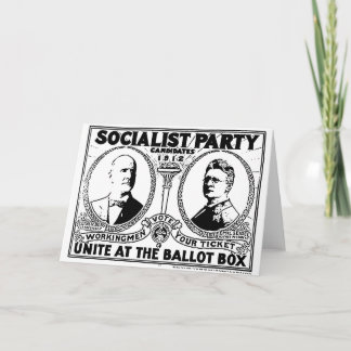 Tarjeta de felicitación del poster de la campaña