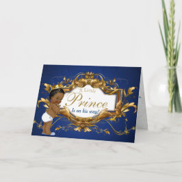 Tarjeta de Felicitación del Príncipe Africano Real