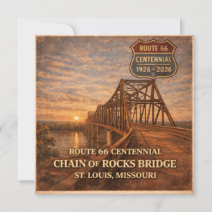 Tarjeta de felicitación del Puente Centenario de l