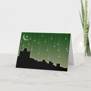 Tarjeta de felicitación del Ramadán