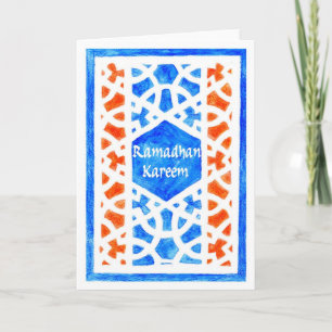 Tarjeta de felicitación del Ramadán