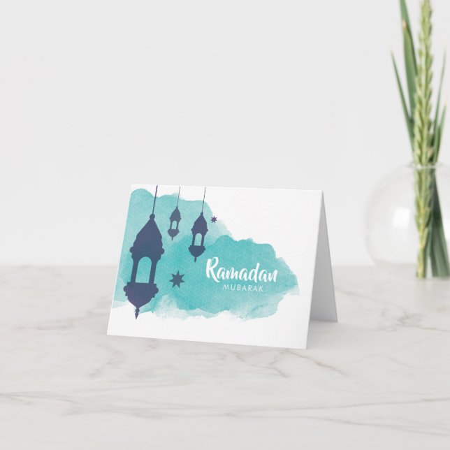 Tarjeta de felicitación del Ramadán (Anverso)