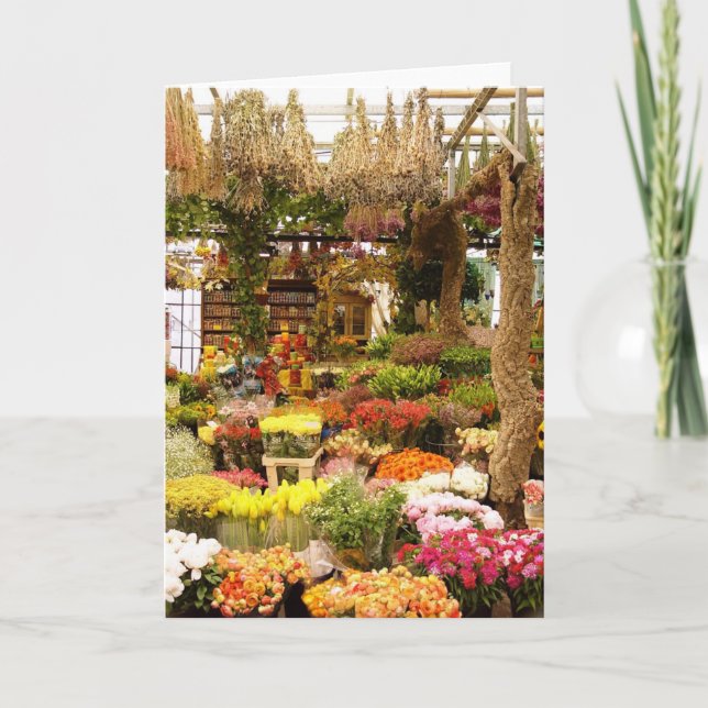 Tarjeta de felicitación del ramo (Anverso)