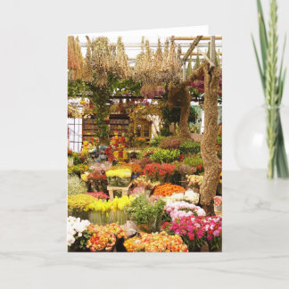 Tarjeta de felicitación del ramo