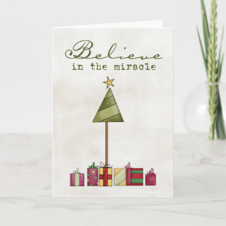 Tarjeta de felicitación del regalo del navidad
