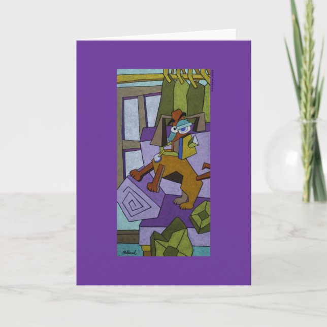 Tarjeta de felicitación del regreso al hogar (Anverso)