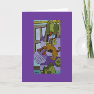 Tarjeta de felicitación del regreso al hogar