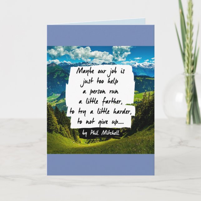 Tarjeta de felicitación del retiro (Anverso)