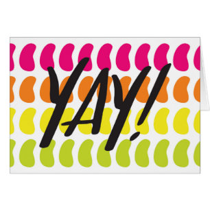 Tarjeta de felicitación del riñón el   Yay del