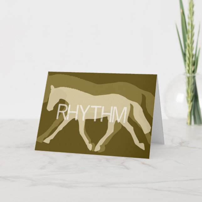 TARJETA de FELICITACIÓN del RITMO 5x7 (Anverso)