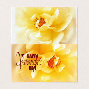 Tarjeta de felicitación del Rosa "Feliz Día de San