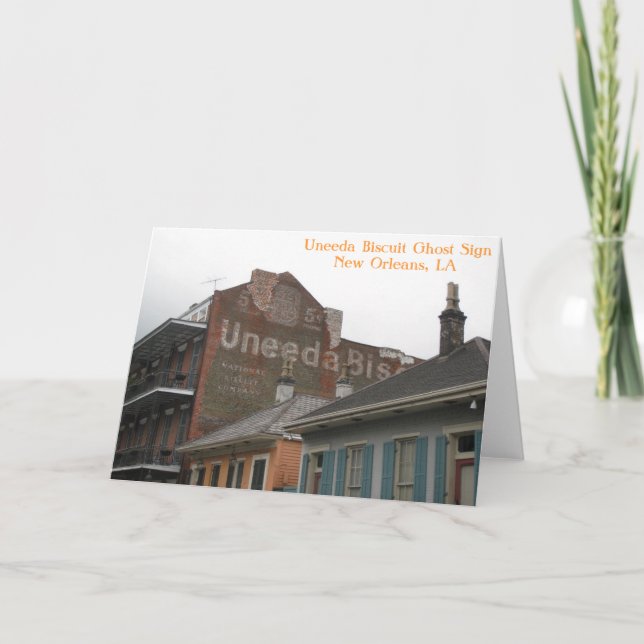 Tarjeta de felicitación del Rótulo del fantasma de (Anverso)