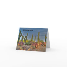 Tarjeta de felicitación del Saguaro de Arizona