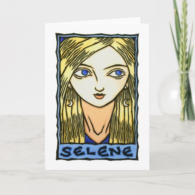 Tarjeta de felicitación del Selene (Anverso)