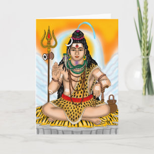 Tarjeta de Felicitación del Señor Shiva