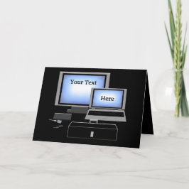 Tarjeta de felicitación del servicio de reparación