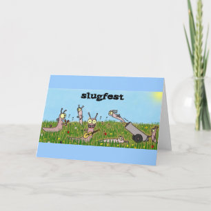 Tarjeta de felicitación del Slugfest