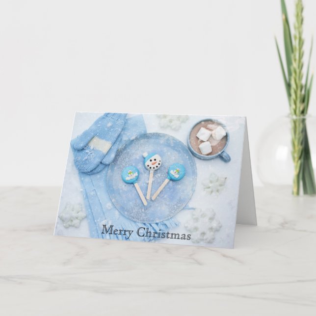 Tarjeta de felicitación del solsticio de invierno  (Anverso)