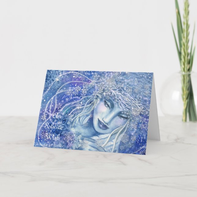 Tarjeta de felicitación del solsticio de invierno (Anverso)