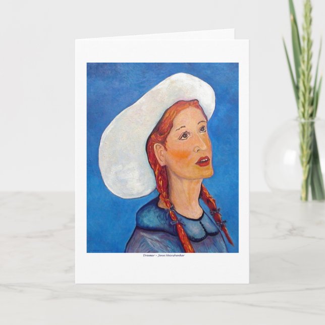 TARJETA de FELICITACIÓN del soñador (Anverso)