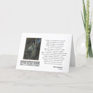 Tarjeta de felicitación del soneto 116