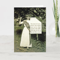 Tarjeta de felicitación del Suffragette del