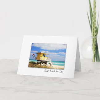 Tarjeta de felicitación del sur de la Florida de