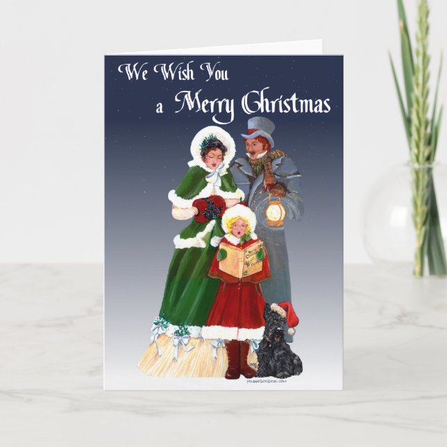 Tarjeta de felicitación del Terrier Escocés (Anverso)