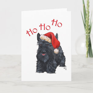 Tarjeta de felicitación del Terrier Escocés