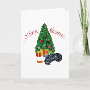 Tarjeta de felicitación del Terrier Escocés