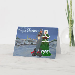 Tarjeta de felicitación del Terrier Escocés