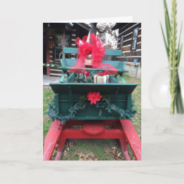 Tarjeta de felicitación del trineo 2014c del