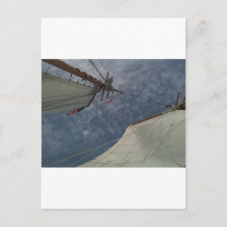 Tarjeta de felicitación del velero
