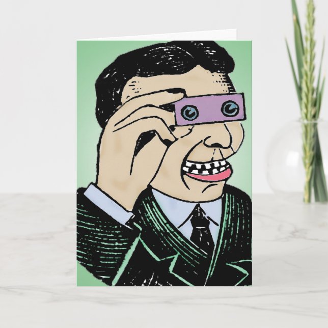 Tarjeta de felicitación del visor (Anverso)